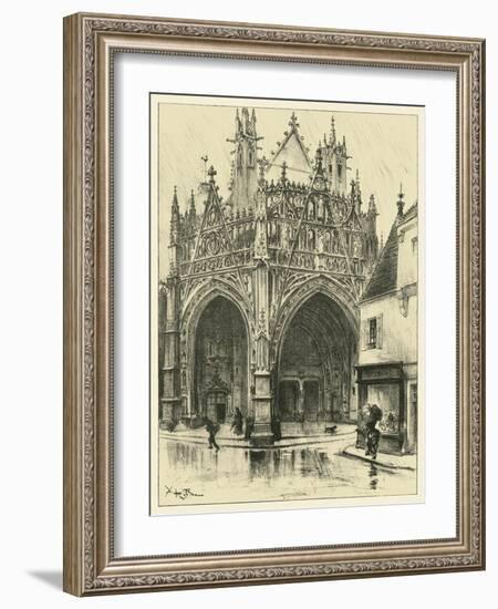 Ornate Facade I-Albert Robida-Framed Art Print