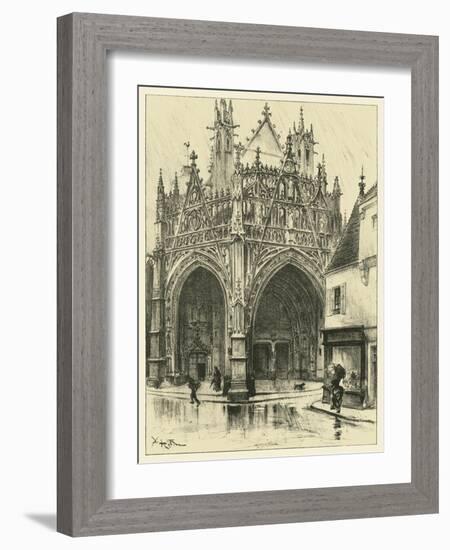 Ornate Facade I-Albert Robida-Framed Art Print