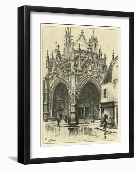 Ornate Facade I-Albert Robida-Framed Art Print