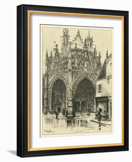 Ornate Facade I-Albert Robida-Framed Art Print