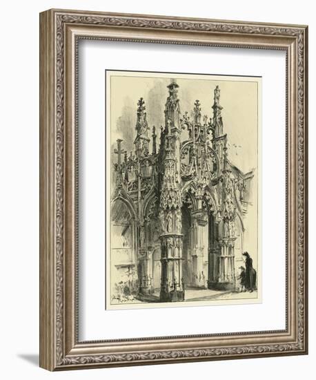 Ornate Facade IV-Albert Robida-Framed Art Print