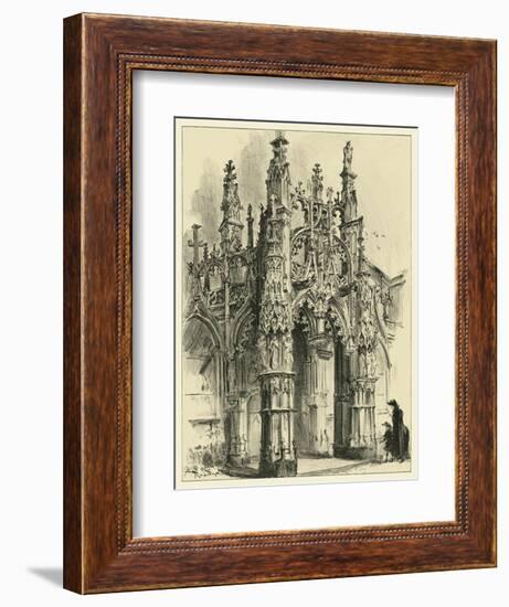 Ornate Facade IV-Albert Robida-Framed Art Print