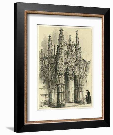 Ornate Facade IV-Albert Robida-Framed Art Print