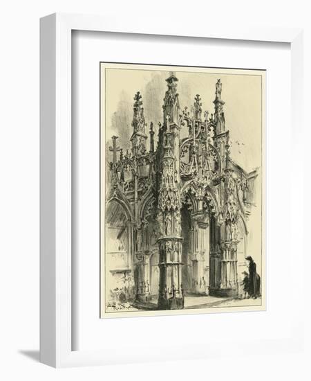 Ornate Facade IV-Albert Robida-Framed Art Print