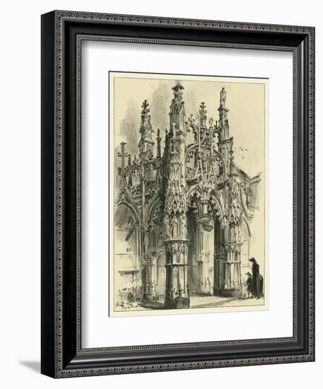 Ornate Facade IV-Albert Robida-Framed Art Print