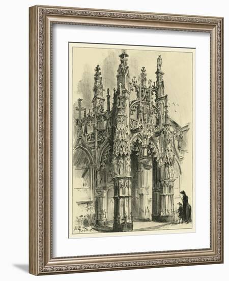 Ornate Facade IV-Albert Robida-Framed Art Print