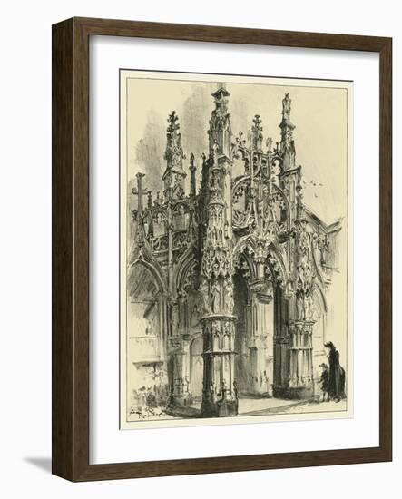 Ornate Facade IV-Albert Robida-Framed Art Print