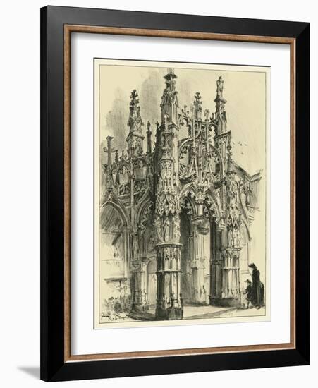 Ornate Facade IV-Albert Robida-Framed Art Print