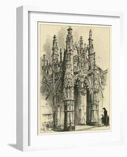 Ornate Facade IV-Albert Robida-Framed Art Print