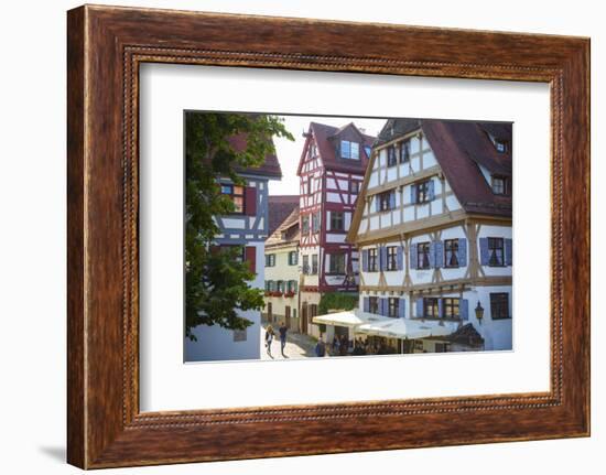 Ornate Half Timbered Houses in Ulm's Fishermen and Tanners' District, Ulm, Baden-Wurttemberg-Doug Pearson-Framed Photographic Print