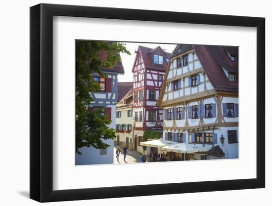 Ornate Half Timbered Houses in Ulm's Fishermen and Tanners' District, Ulm, Baden-Wurttemberg-Doug Pearson-Framed Photographic Print