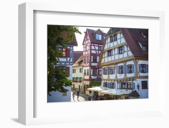 Ornate Half Timbered Houses in Ulm's Fishermen and Tanners' District, Ulm, Baden-Wurttemberg-Doug Pearson-Framed Photographic Print