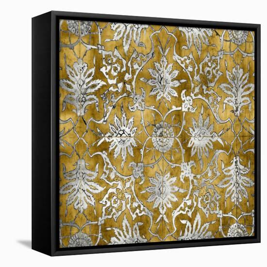 Ornate In Gold and Silver-Ellie Roberts-Framed Stretched Canvas