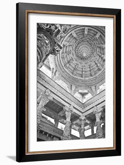 Ornate Marble Columns Of The Famous Jain Temple Ranakpur Located In Rural Rajasthan, India-Erik Kruthoff-Framed Photographic Print