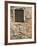 Ornate Metalwork Window Covering Along Side Street, Venice, Italy-Dennis Flaherty-Framed Photographic Print