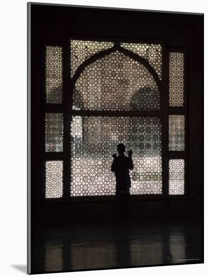 Ornate Screen, Fatehpur Sikri, Unesco World Heritage Site, Uttar Pradesh State, India, Asia-James Gritz-Mounted Photographic Print