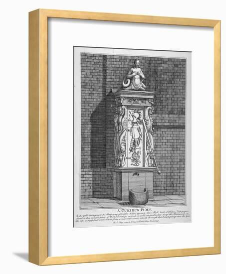 Ornate Water Pump in the Yard at Leathersellers' Hall, Little St Helen's, City of London, 1791-John Thomas Smith-Framed Giclee Print