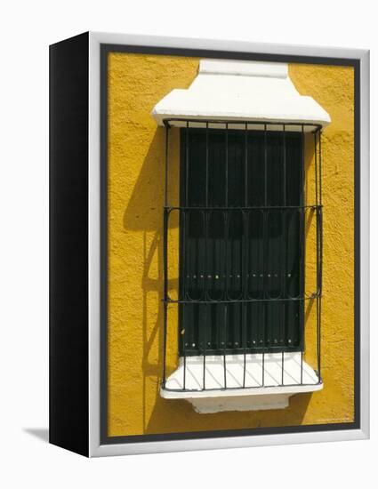 Ornate Window, Ciudad Bolivar, Venezuela, South America-Mark Chivers-Framed Premier Image Canvas