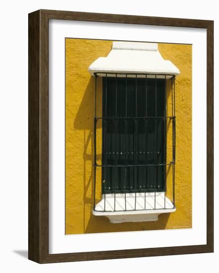 Ornate Window, Ciudad Bolivar, Venezuela, South America-Mark Chivers-Framed Photographic Print