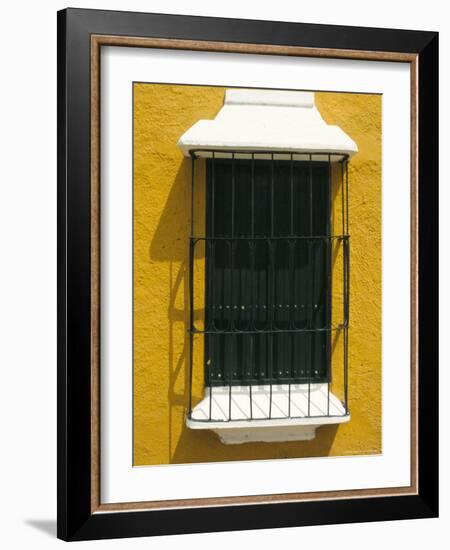 Ornate Window, Ciudad Bolivar, Venezuela, South America-Mark Chivers-Framed Photographic Print