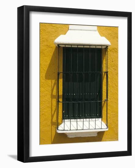 Ornate Window, Ciudad Bolivar, Venezuela, South America-Mark Chivers-Framed Photographic Print