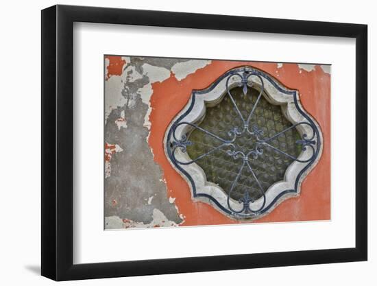 Ornate Window Design, Burano Italy-Darrell Gulin-Framed Photographic Print