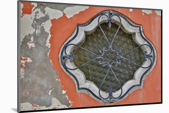 Ornate Window Design, Burano Italy-Darrell Gulin-Mounted Photographic Print