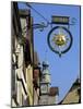 Ornate Wrought Iron Shop Sign Advertising a Gasthof, Rothenburg Ob Der Tauber, Bavaria-Gary Cook-Mounted Photographic Print