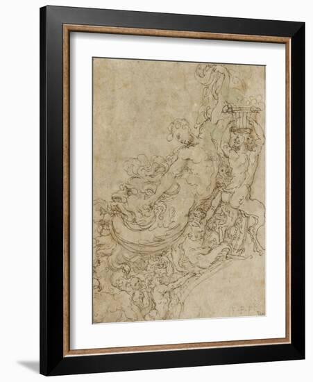 Ornement : faunes et chimères-Benvenuto Cellini-Framed Giclee Print