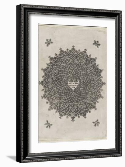 Ornements-Leonardo da Vinci-Framed Giclee Print