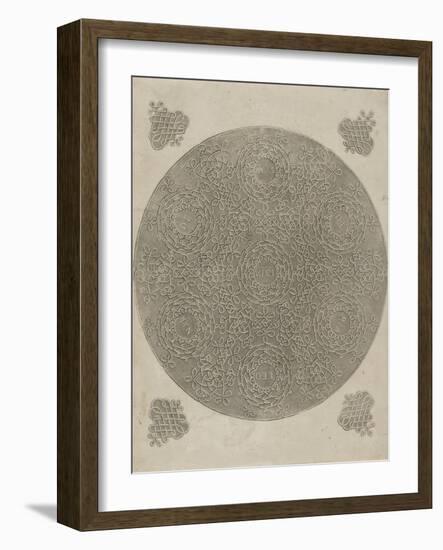 Ornements-Leonardo da Vinci-Framed Giclee Print