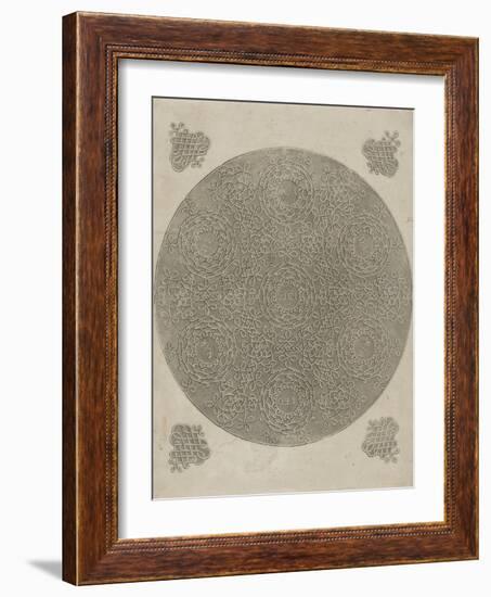 Ornements-Leonardo da Vinci-Framed Giclee Print