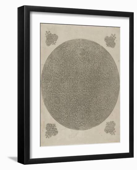 Ornements-Leonardo da Vinci-Framed Giclee Print