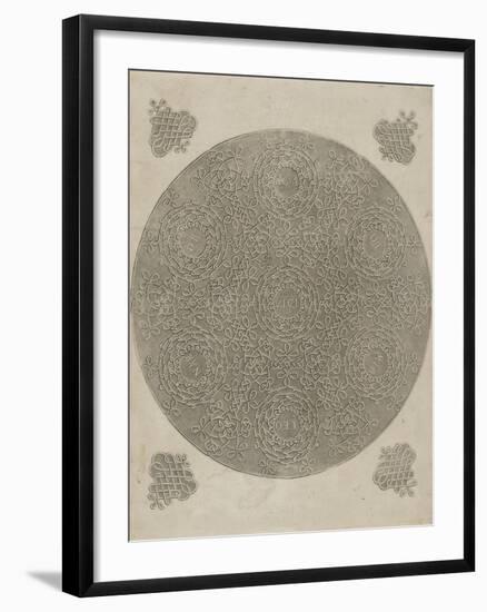 Ornements-Leonardo da Vinci-Framed Giclee Print