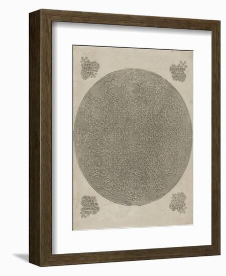 Ornements-Leonardo da Vinci-Framed Giclee Print