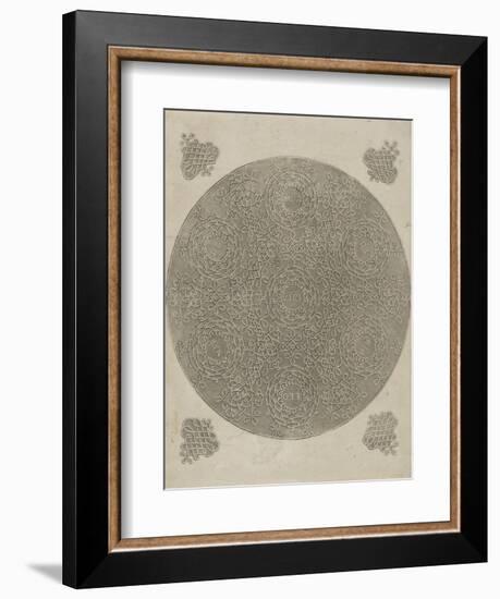 Ornements-Leonardo da Vinci-Framed Giclee Print