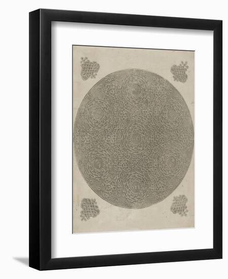 Ornements-Leonardo da Vinci-Framed Giclee Print