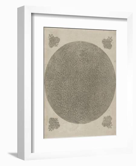 Ornements-Leonardo da Vinci-Framed Giclee Print