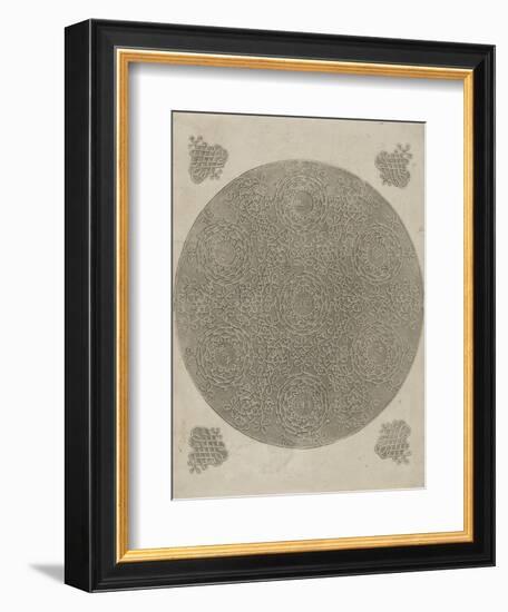 Ornements-Leonardo da Vinci-Framed Giclee Print