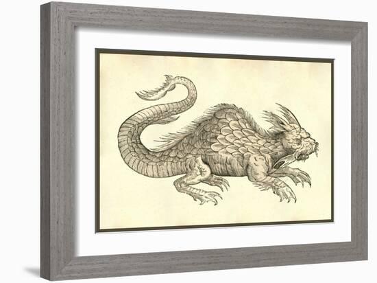 Orobonis Piscis Effigies-Ulisse Aldrovandi-Framed Art Print