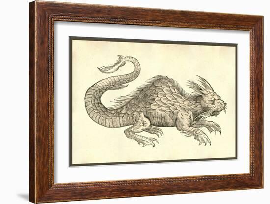 Orobonis Piscis Effigies-Ulisse Aldrovandi-Framed Art Print