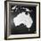 Orographical Map of Australia-null-Framed Photographic Print