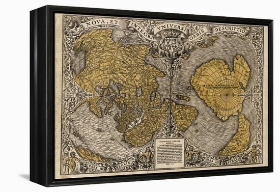 Oronce Fine's World Map, 1531-Library of Congress-Framed Premier Image Canvas