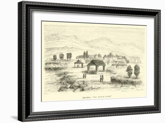 Oropesa, "The Heroic Town"-Édouard Riou-Framed Giclee Print