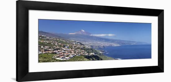 Orotava Valley to North Coast and Puerto De La Cruz and Pico Del Teide, Canary Islands, Spain-Markus Lange-Framed Photographic Print