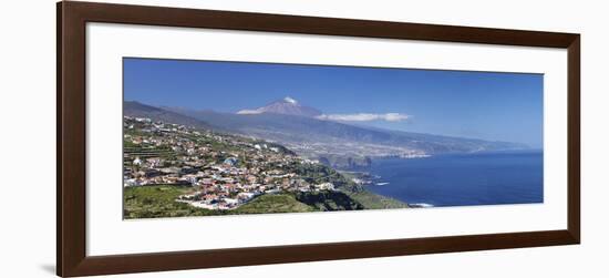 Orotava Valley to North Coast and Puerto De La Cruz and Pico Del Teide, Canary Islands, Spain-Markus Lange-Framed Photographic Print