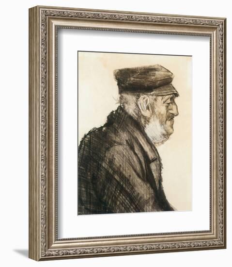 Orphan Man, Bust-Length-Vincent van Gogh-Framed Premium Giclee Print