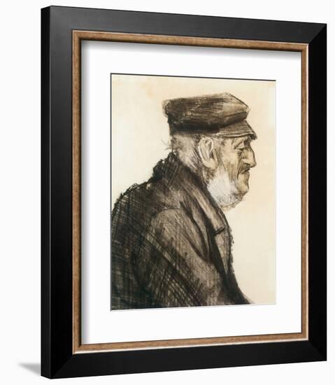 Orphan Man, Bust-Length-Vincent van Gogh-Framed Premium Giclee Print