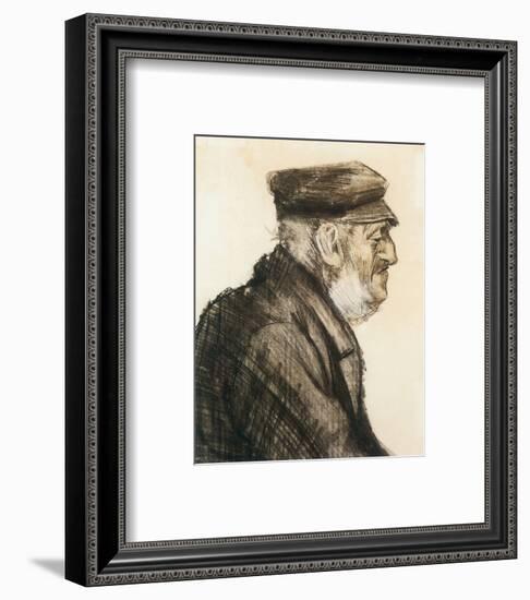Orphan Man, Bust-Length-Vincent van Gogh-Framed Premium Giclee Print