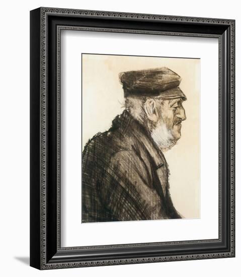 Orphan Man, Bust-Length-Vincent van Gogh-Framed Premium Giclee Print